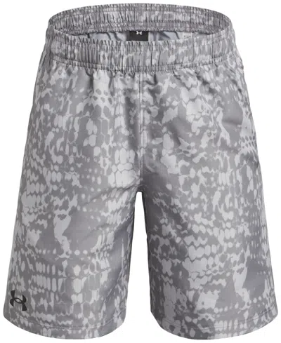 Under Armour Kids' Big Boys Woven Printed Shorts In 025 Castle
