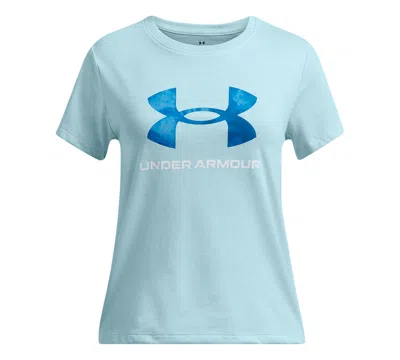 Under Armour Kids' Big Girls Big Logo Print Fill Graphic T-shirt