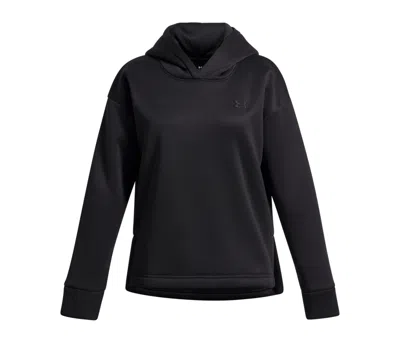 Under Armour Kids' Big Girls Fleece Long Sleeve Hoodie In Black