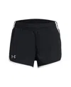 Under Armour Big Girls Fly-by 3" Shorts In Black