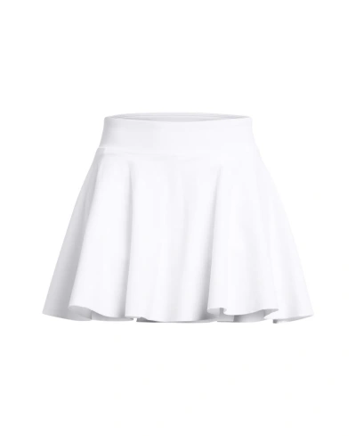 Under Armour Kids' Big Girls Motion Skorts In White,halo Gray