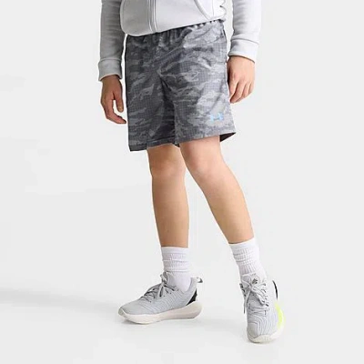Under Armour Big Kids Camo Woven Shorts In Multi