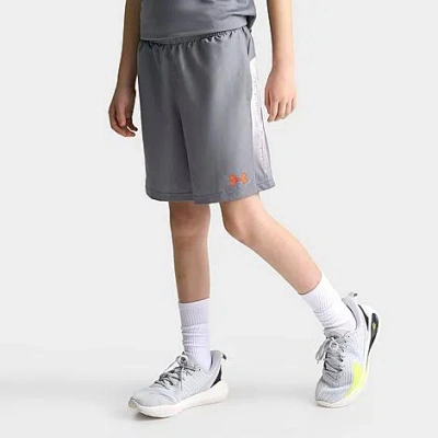 Under Armour Big Kids Fade Woven Shorts In Gray