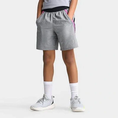 Under Armour Big Kids Launch Shorts In Gray
