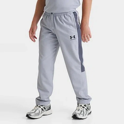 Under Armour Big Kids Rival Woven Pants In Gray