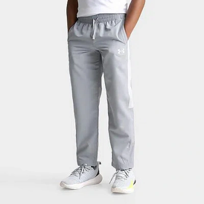 Under Armour Big Kids Rival Woven Pants In Gray