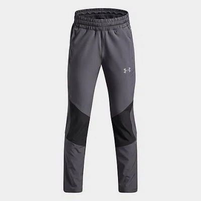 Under Armour Big Kids Storm Woven Training Pants In Gray