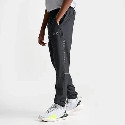 Under Armour Big Kids Wordmark Woven Jogger Pants In Black
