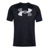 Under Armour Big Logo Tech Short Sleeve T-shirt 'black Grey'