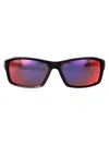 Under Armour Black Crystal Acetate Sunglasses In Black