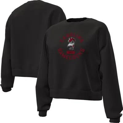 Under Armour Black South Carolina Gamecocks Essentials Icon Fleece Crewneck Sweatshirt