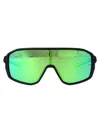 Under Armour Black Yellow Acetate Sunglasses In Green