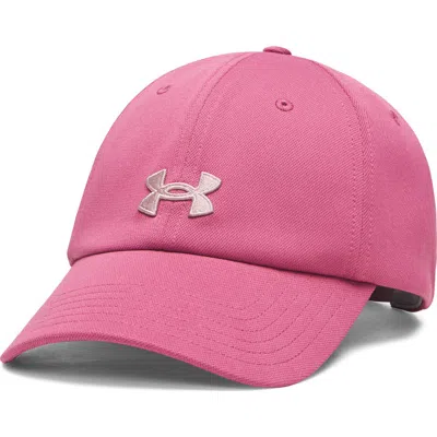 Under Armour Blitzing Baseball Cap In Maroon Mist