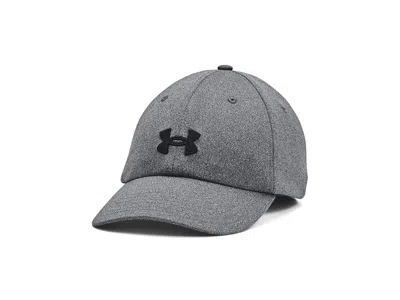Under Armour Blitzing Hat Adjustable Caps Black/black: One Size In Gray