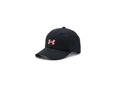 Under Armour Blitzing Hat Adjustable (little Kids/big Kids) Caps Black/bittersweet Pink: One Size