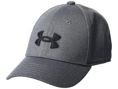 Under Armour Blitzing Hat (little Kids/big Kids) Caps Black/black: Md-lg In Gray