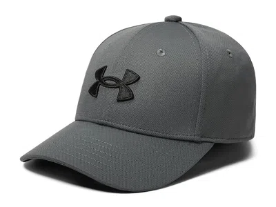 Under Armour Blitzing Hat (little Kids/big Kids) Caps Pitch Gray/black: Sm-md