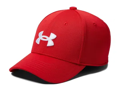 Under Armour Blitzing Hat (little Kids/big Kids) Caps Red/white: Sm-md