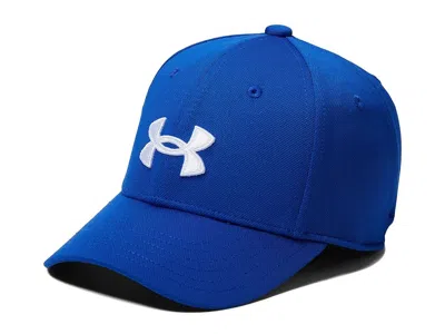 Under Armour Blitzing Hat (little Kids/big Kids) Caps Royal/white: Md-lg In Blue