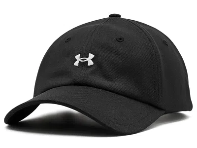 Under Armour Blitzing Low Adjustable Hat Baseball Caps Black/white: One Size