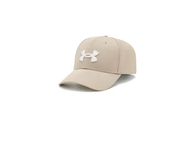 Under Armour Blitzing Men's Hat Caps City Khaki/white Quartz: Xl-2xl, Polyester In Neutral