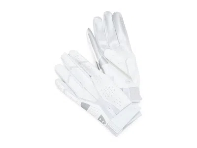 Under Armour Blur Football Gloves Findings White/white/metallic Silver: Xxxl