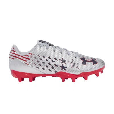 Pre-owned Under Armour Blur Select Jr 'usa' | Silver | Kid's Size 1.5