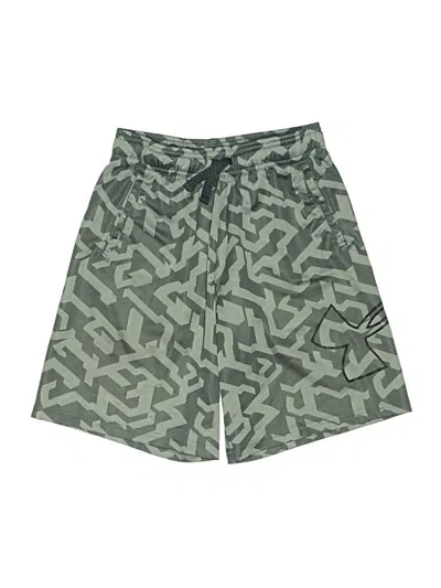 Pre-owned Under Armour Kids' Board Shorts In Green