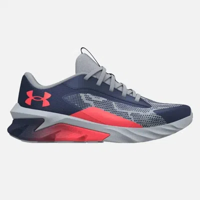 Under Armour Kids' Boy's Pre-school Ua Scramjet 4 Shoe In Midnight Navy In Blue