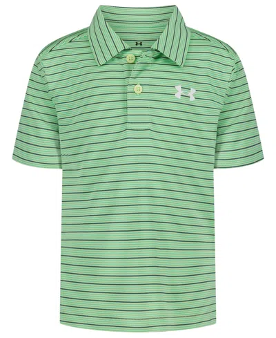 Under Armour Kids' Boys' 2t-7 Matchplay Short-sleeve Polo Shirt In Green