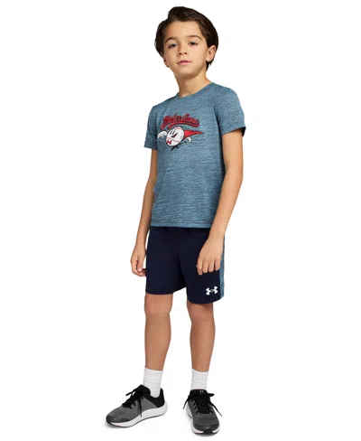 Under Armour Kids' Boys' 2t-7 Crewneck T-shirt And Shorts, 2-piece Set In Multi