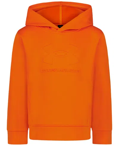 Under Armour Kids' Boys' 2t-7 Long-sleeve Hoodie In Orange