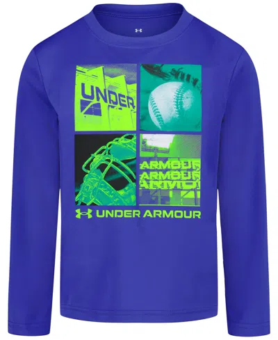 Under Armour Kids' Boys' 2t-7 Long-sleeve T-shirt In Blue