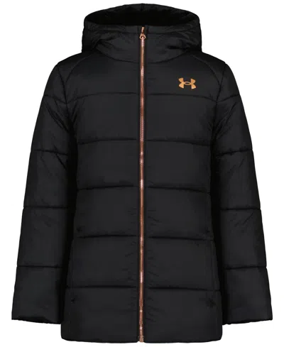 Under Armour Kids' Boys' 7-20 Long-sleeve Hooded Jacket In Black