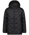 Under Armour Boys 8-20 Quilt Hooded Puffer Jacket In Black