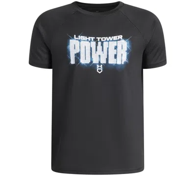 Under Armour Kids' Boys' 8-20 Basketball Light Tower Power Short-sleeve T-shirt In Black