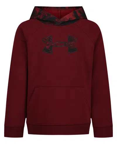 Under Armour Kids' Boys' 8-20 Logo Fleece Hoodie In Burgundy