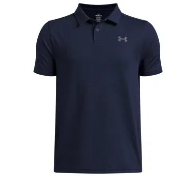 Under Armour Boys' 8-20 Matchplay Short-sleeve Polo Shirt In Blue