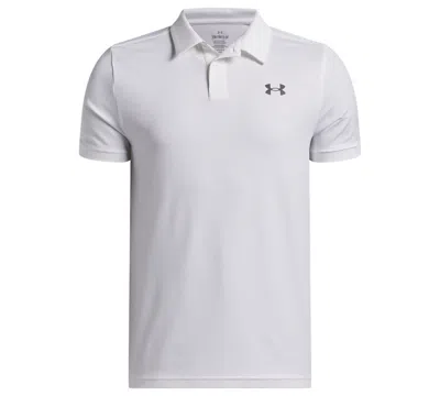 Under Armour Kids' Boys' 8-20 Matchplay Short-sleeve Polo Shirt In Gray