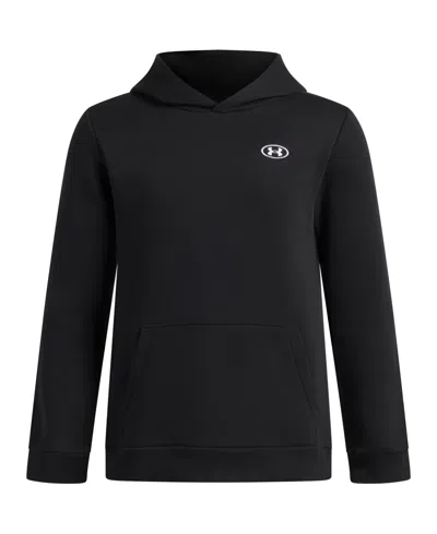 Under Armour Kids' Boys' 8-20 Rival Fleece Long-sleeve Hoodie In Black
