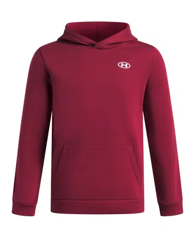 Under Armour Kids' Boys' 8-20 Rival Fleece Long-sleeve Hoodie In Purple