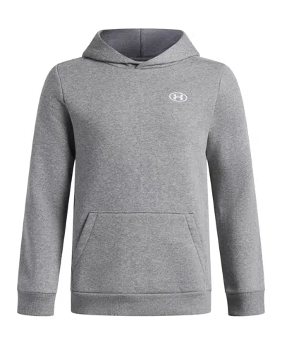 Under Armour Kids' Boys' 8-20 Rival Fleece Long-sleeve Hoodie In Gray