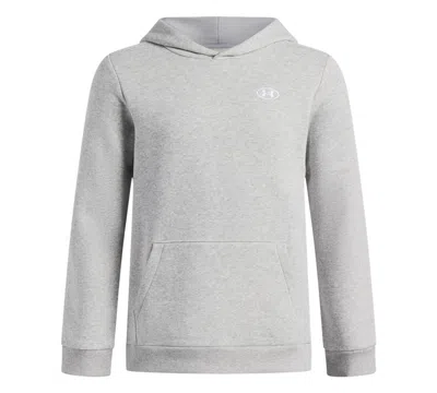 Under Armour Kids' Boys' 8-20 Rival Fleece Long-sleeve Hoodie In Gray
