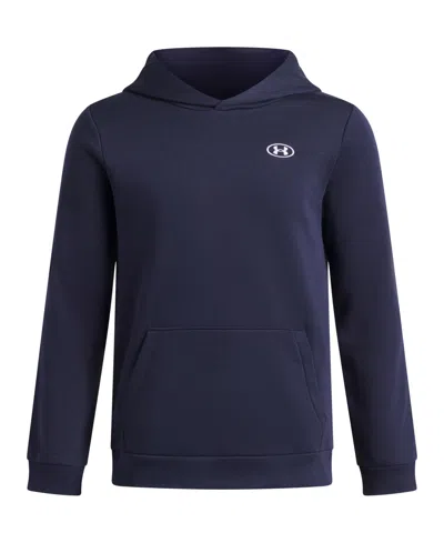 Under Armour Kids' Boys' 8-20 Rival Fleece Long-sleeve Hoodie In Blue