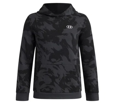 Under Armour Kids' Boys' 8-20 Rival Fleece Printed Hoodie In Multi