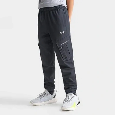 Under Armour Boys Big Kids Ua Woven Cargo Jogger Pants In Blue
