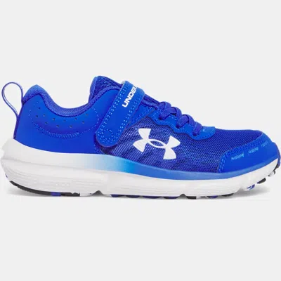 Under Armour Babies' Assert 10 Ac Boys' Pre-school Running Shoes Team Royal In Blue