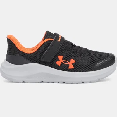 Under Armour Babies' Pursuit 4 Ac Boys' Pre-school Running Shoes Black
