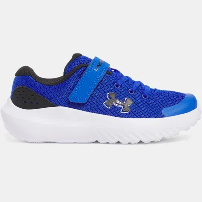 Under Armour Babies' Surge 4 Ac Boys' Pre-school Running Shoes Team Royal In Blue