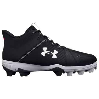 Under Armour Kids' Boys  Leadoff Mid Rm In Black/black/white